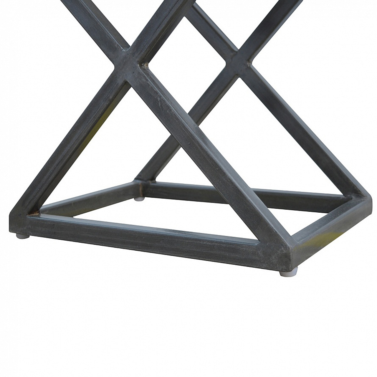 Industrial Cross Metal Coffee Table - Image 8