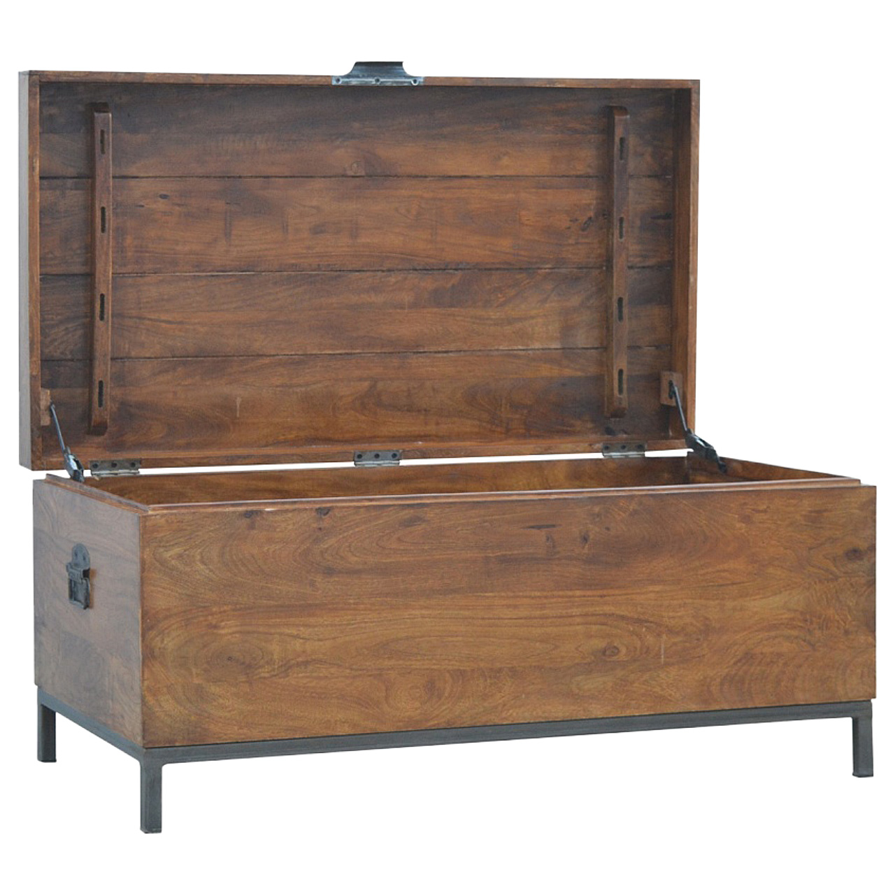 Industrial Wooden Storage Box - Image 7