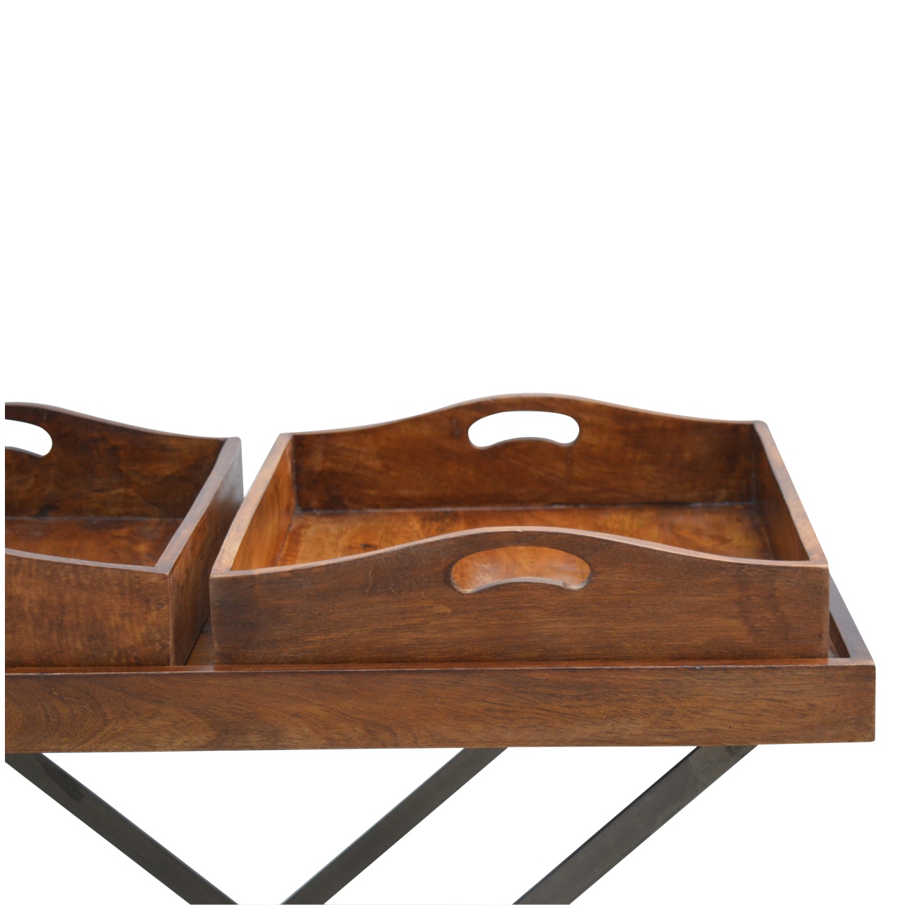 Industrial Metal Butler Tray - Image 5