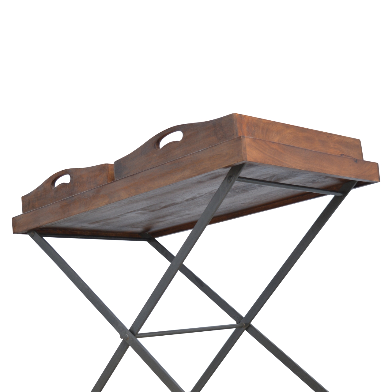 Industrial Metal Butler Tray - Image 7