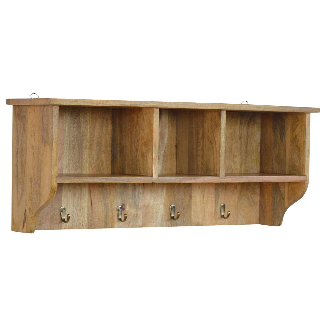Floating Coat Rack with 3 Shelves - Image 3