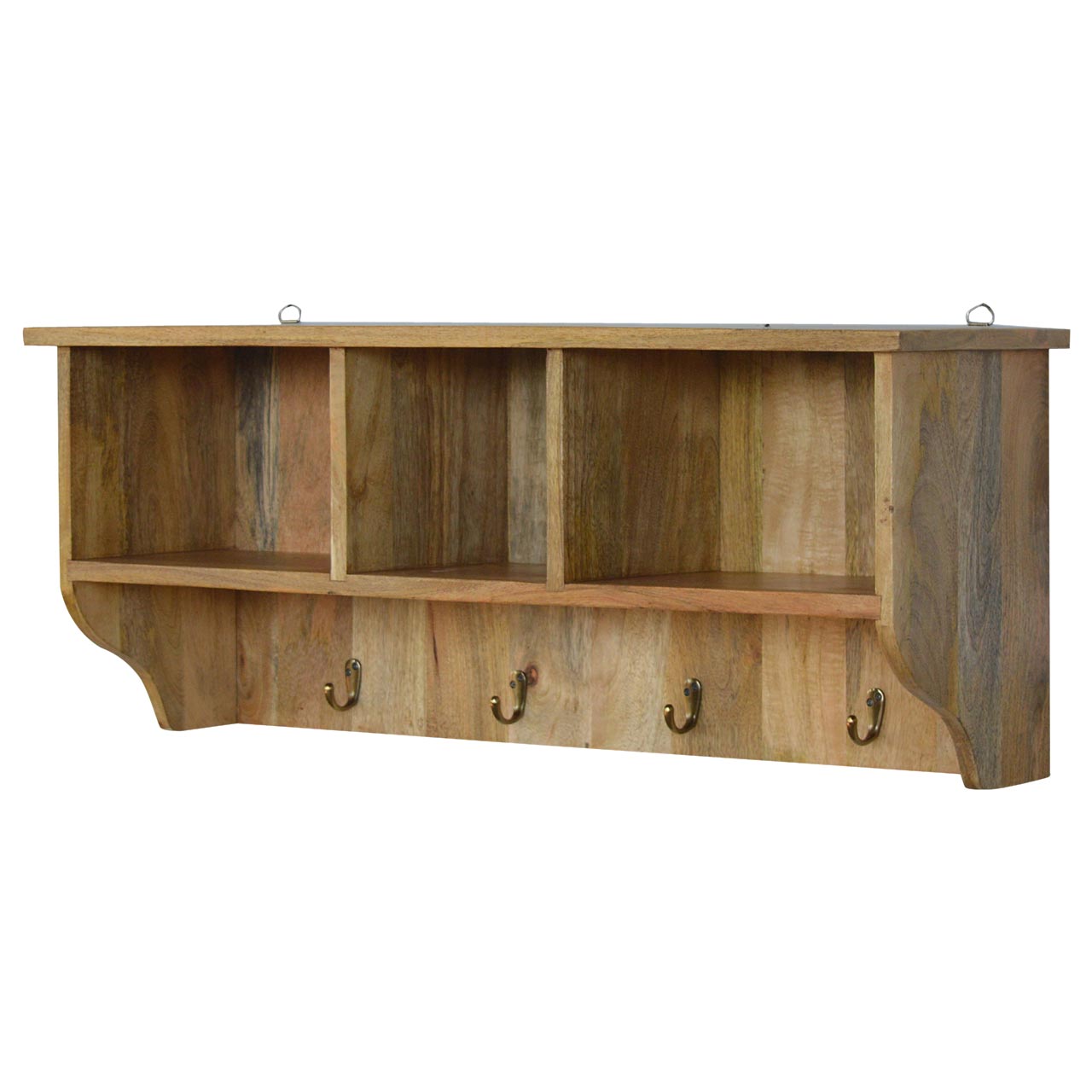 Floating Coat Rack with 3 Shelves - Image 5