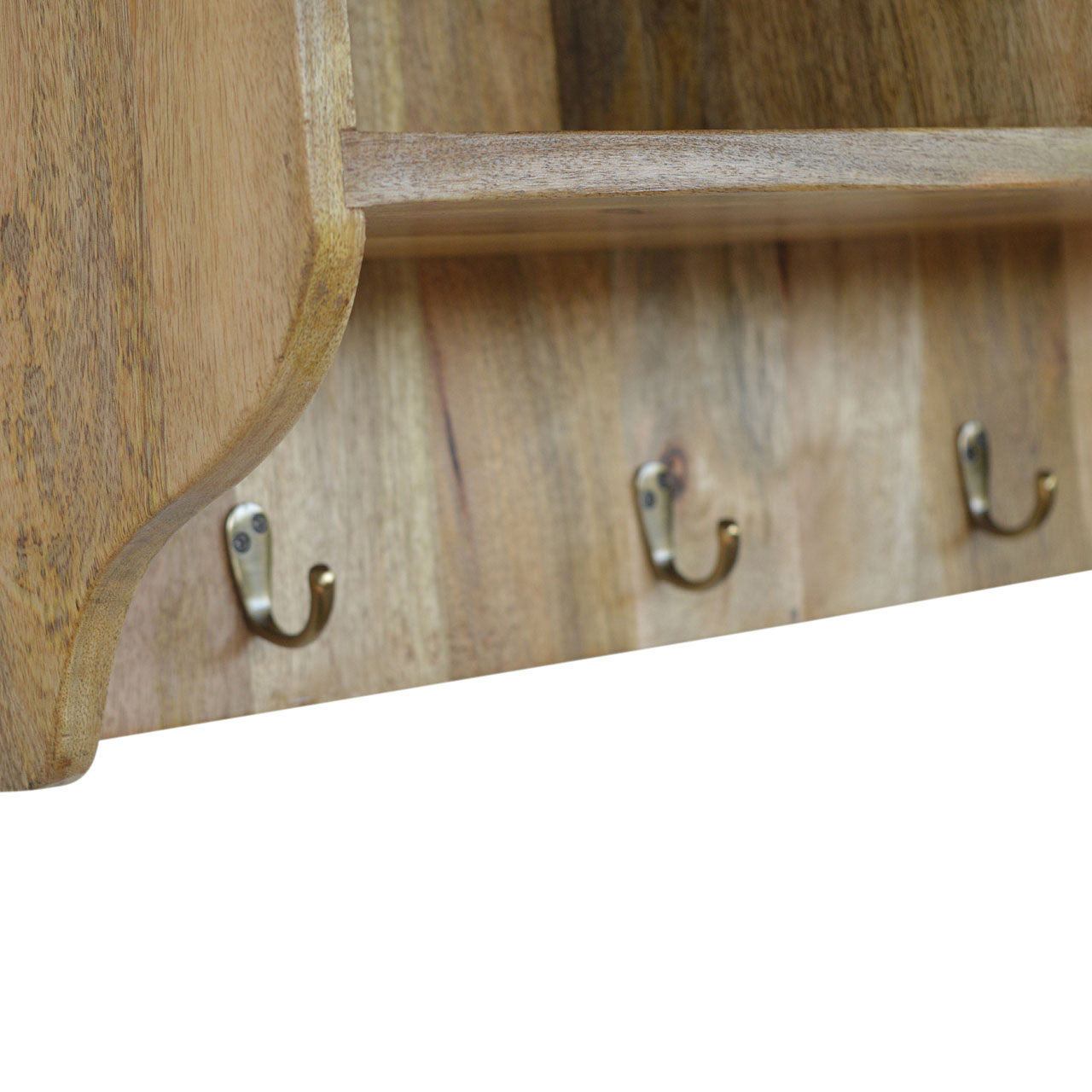 Floating Coat Rack with 3 Shelves - Image 9