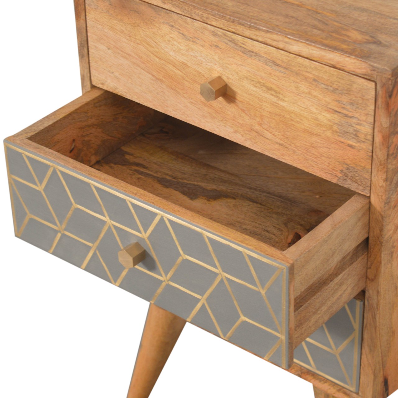 Dice 3 Drawer Bedside - Image 6