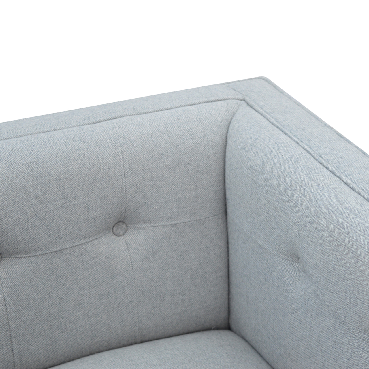 Grey Tweed Armchair - Image 6