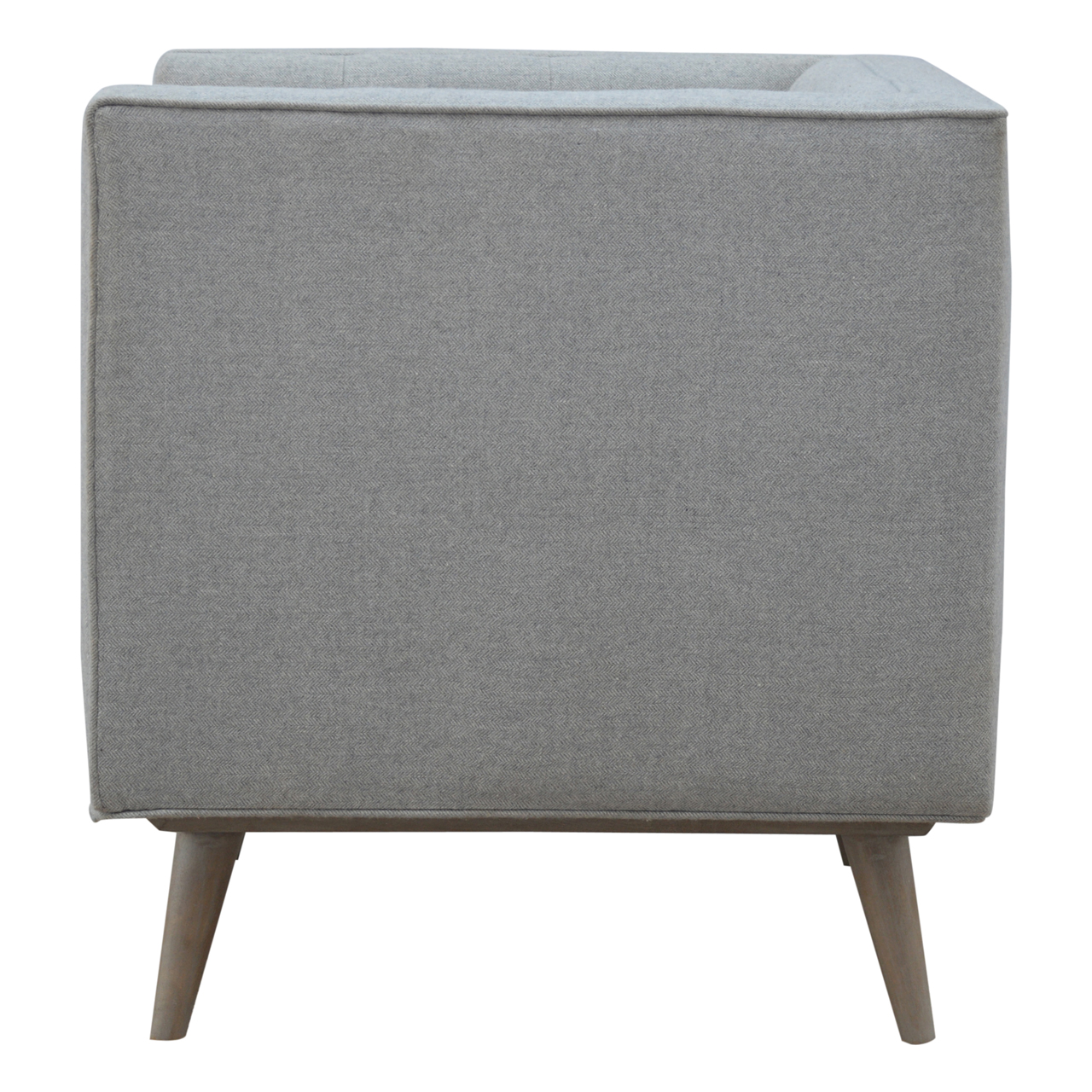 Grey Tweed Armchair - Image 9