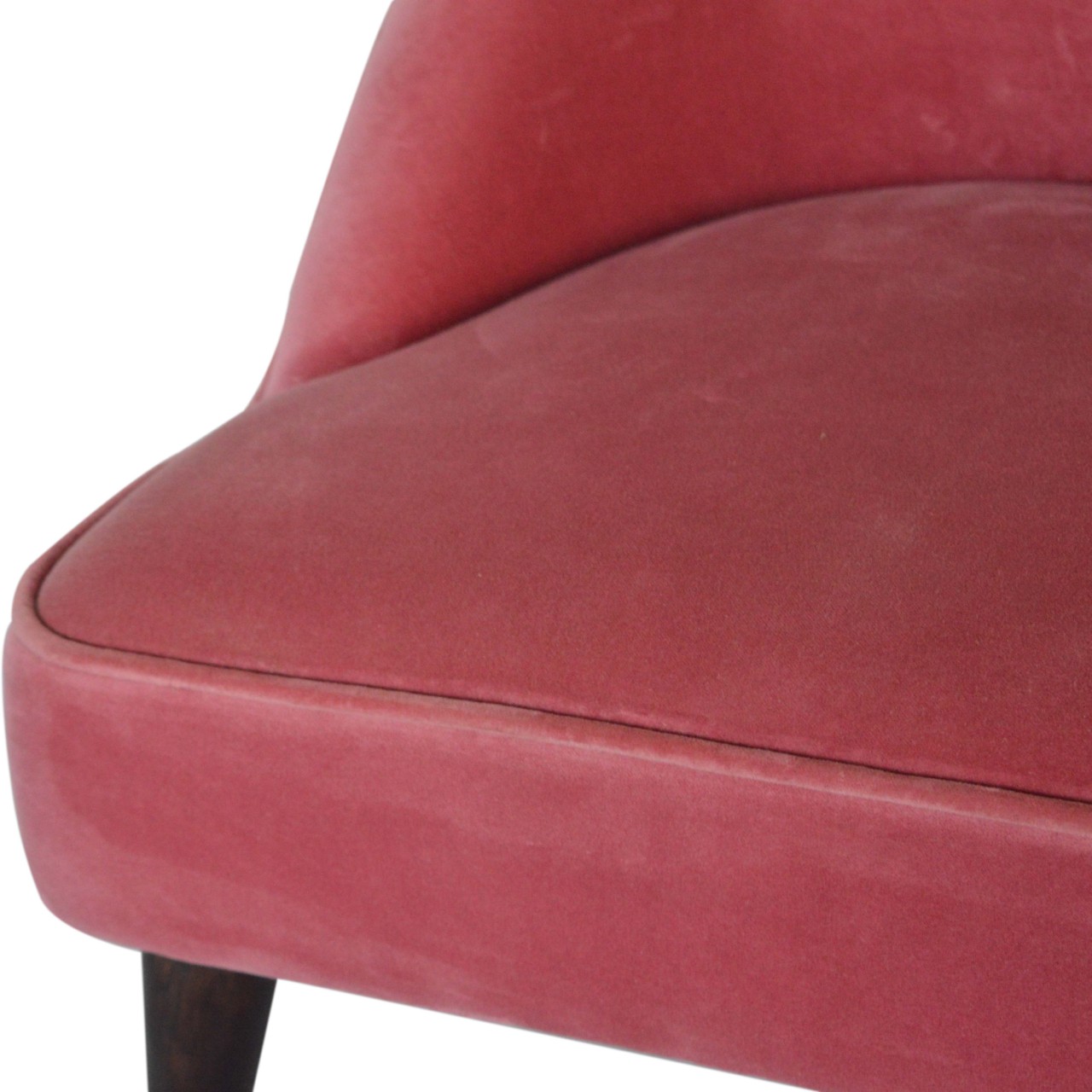 Pink Velvet Deep Button Chair - Image 8