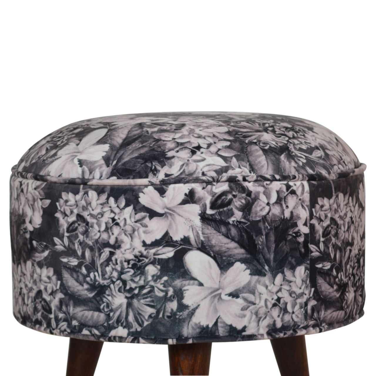 Floral Print Footstool - Image 3