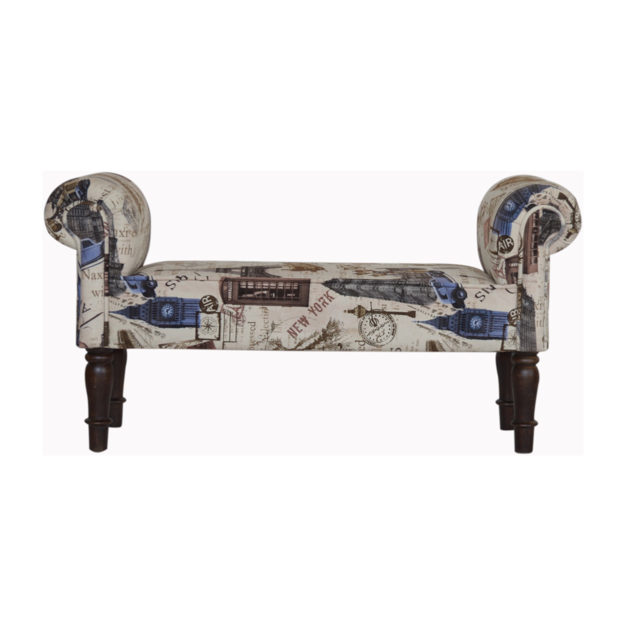 IN1275 - City Printed Bedroom Bench