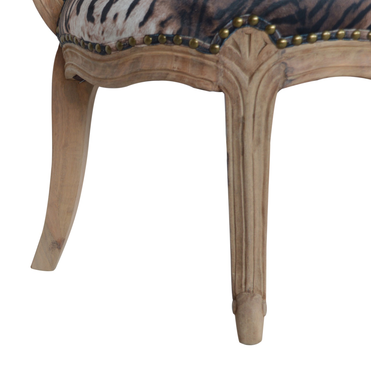 Tiger Printed Studded Chair - Image 7