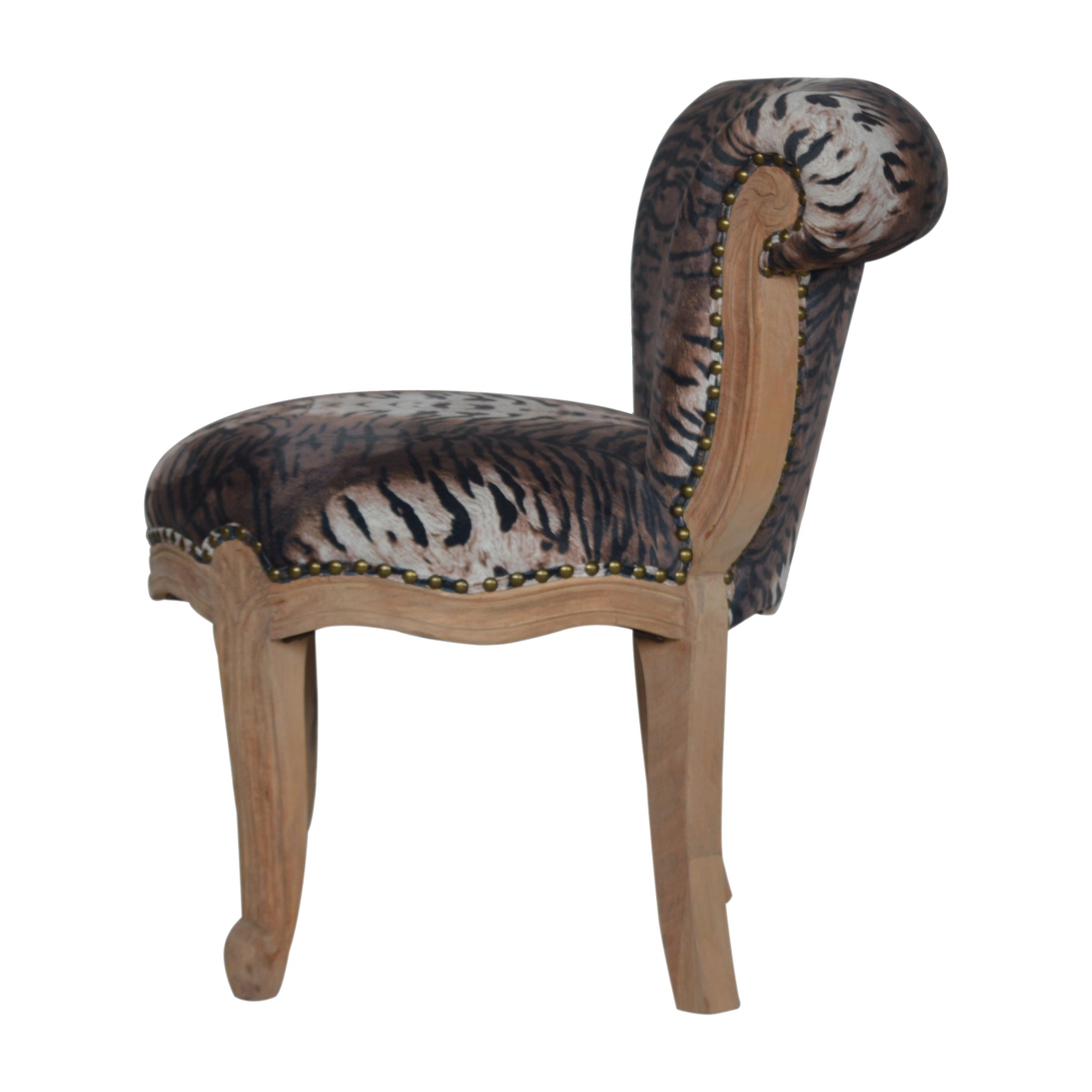 Tiger Printed Studded Chair - Image 8