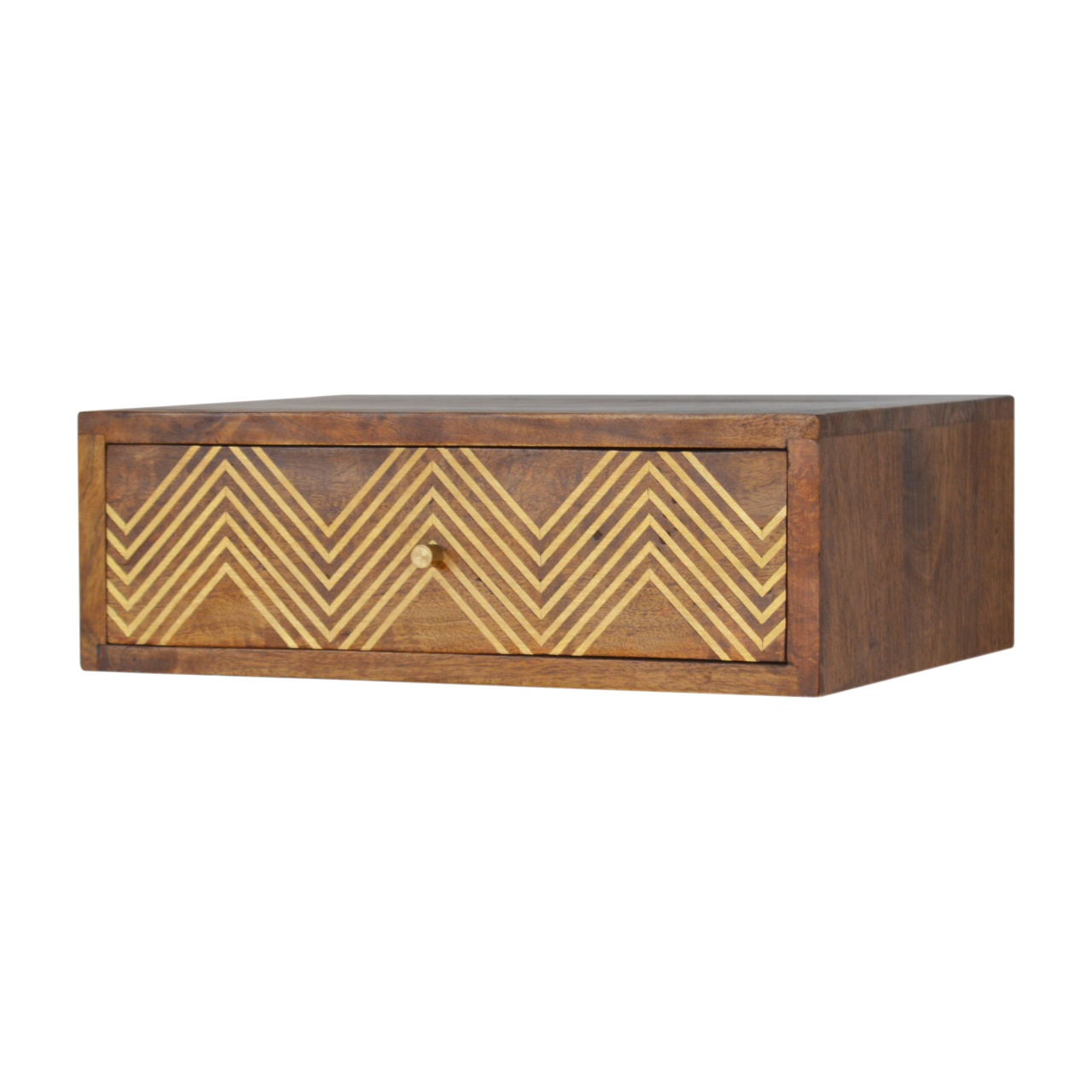 Wall Mounted Chevron Bedside - Image 2