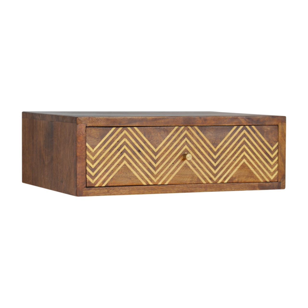 Wall Mounted Chevron Bedside - Image 3