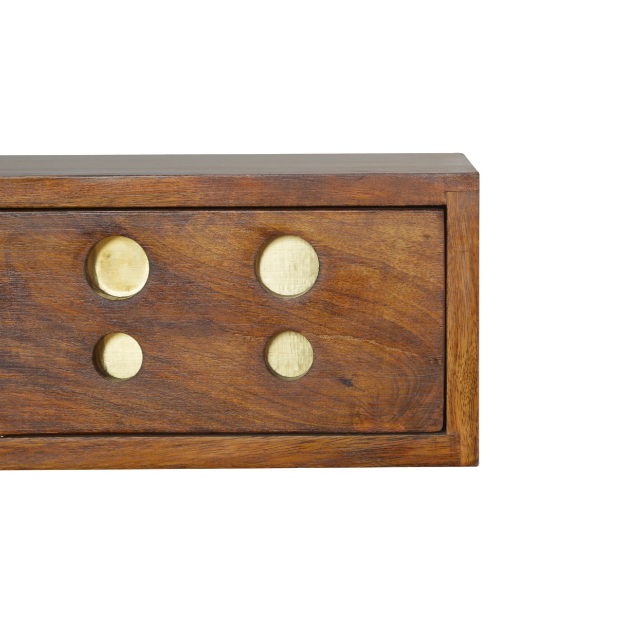 Floating Cut out Brass Bedside - Image 4