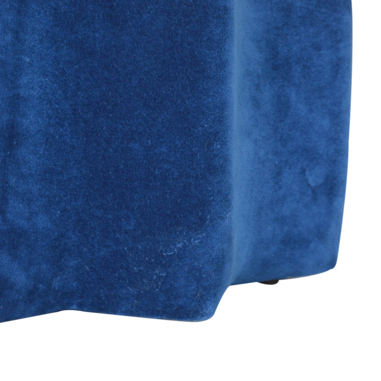 Blue Velvet Star Footstool - Image 7