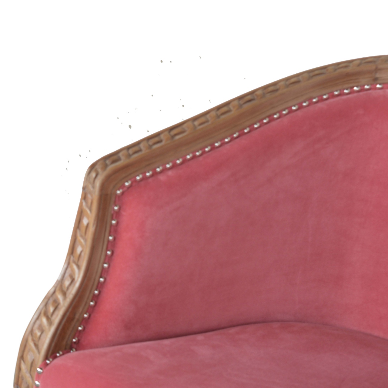 Pink Velvet Occasional Chair - Image 6