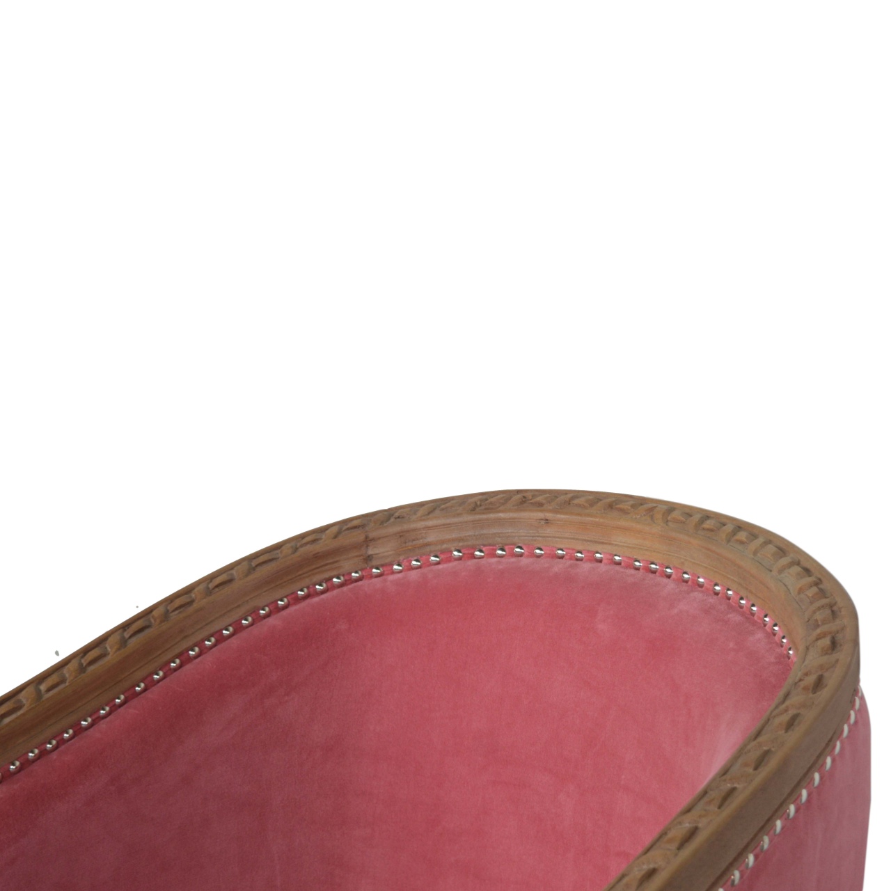 Pink Velvet Occasional Chair - Image 7