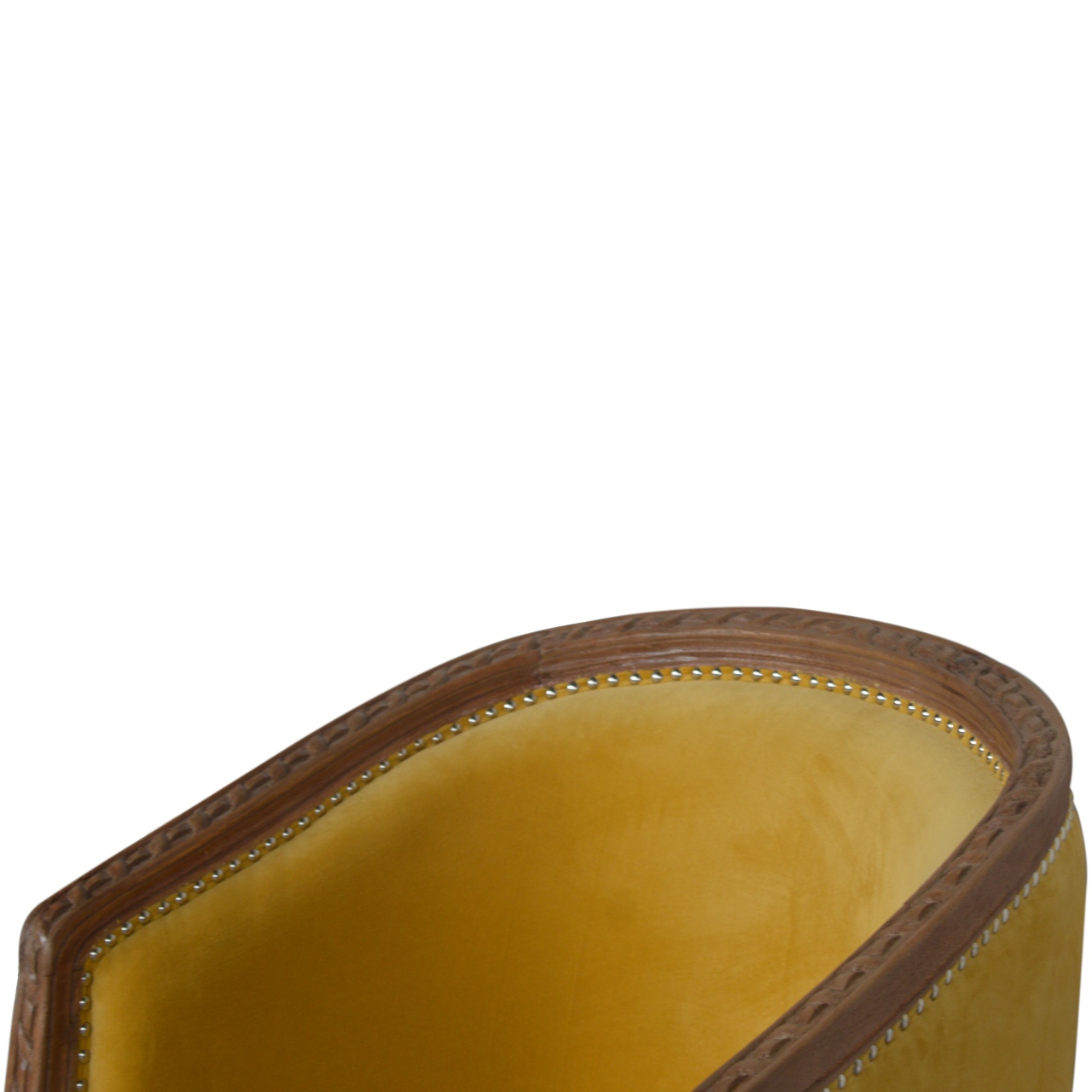 Mustard Velvet Occasional Chair - Image 6