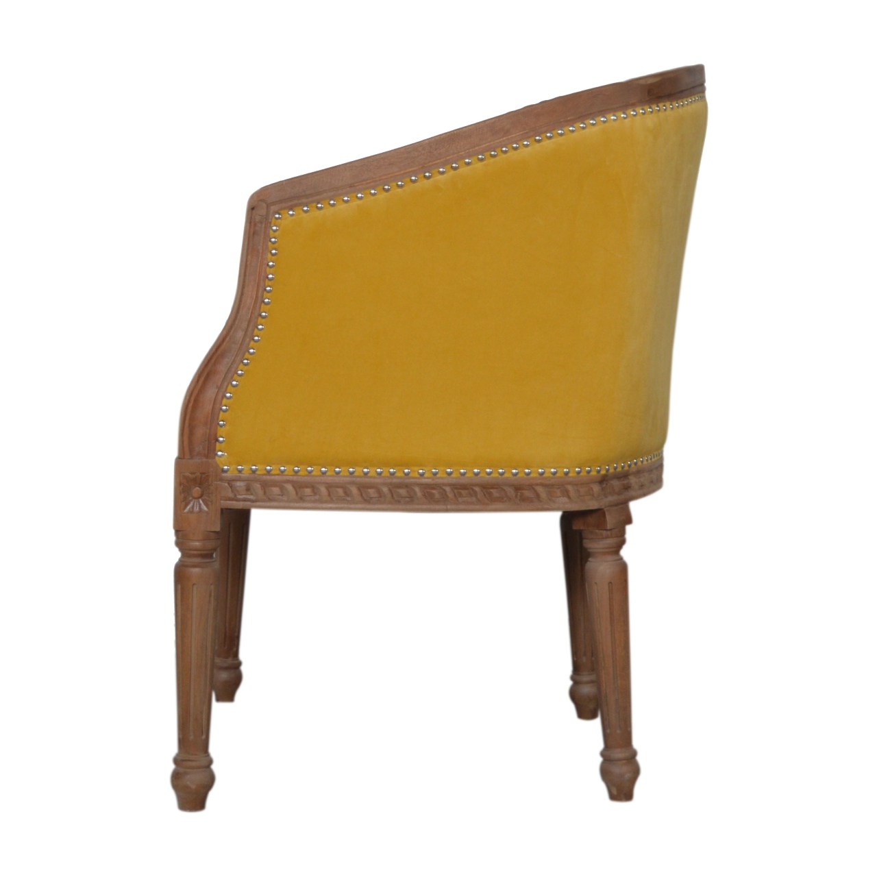 Mustard Velvet Occasional Chair - Image 9