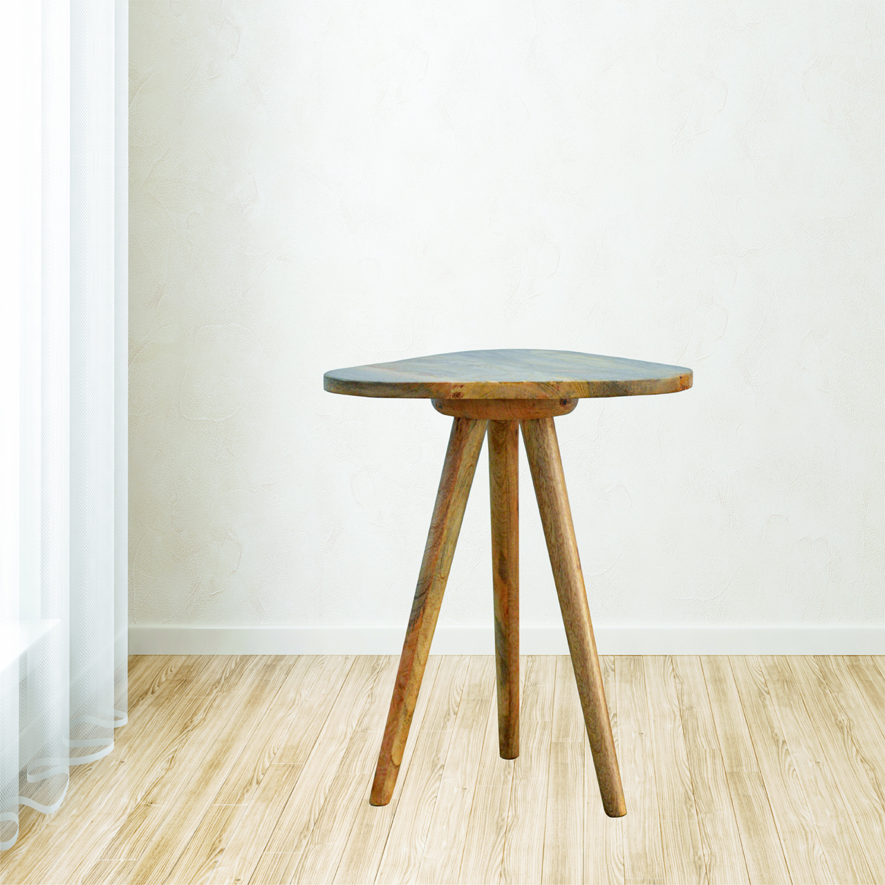 Triangular Accent Tripod Stool - Image 6