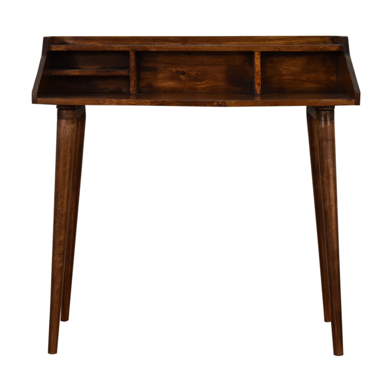 Chestnut Multi Drawer Writing Desk - Image 2
