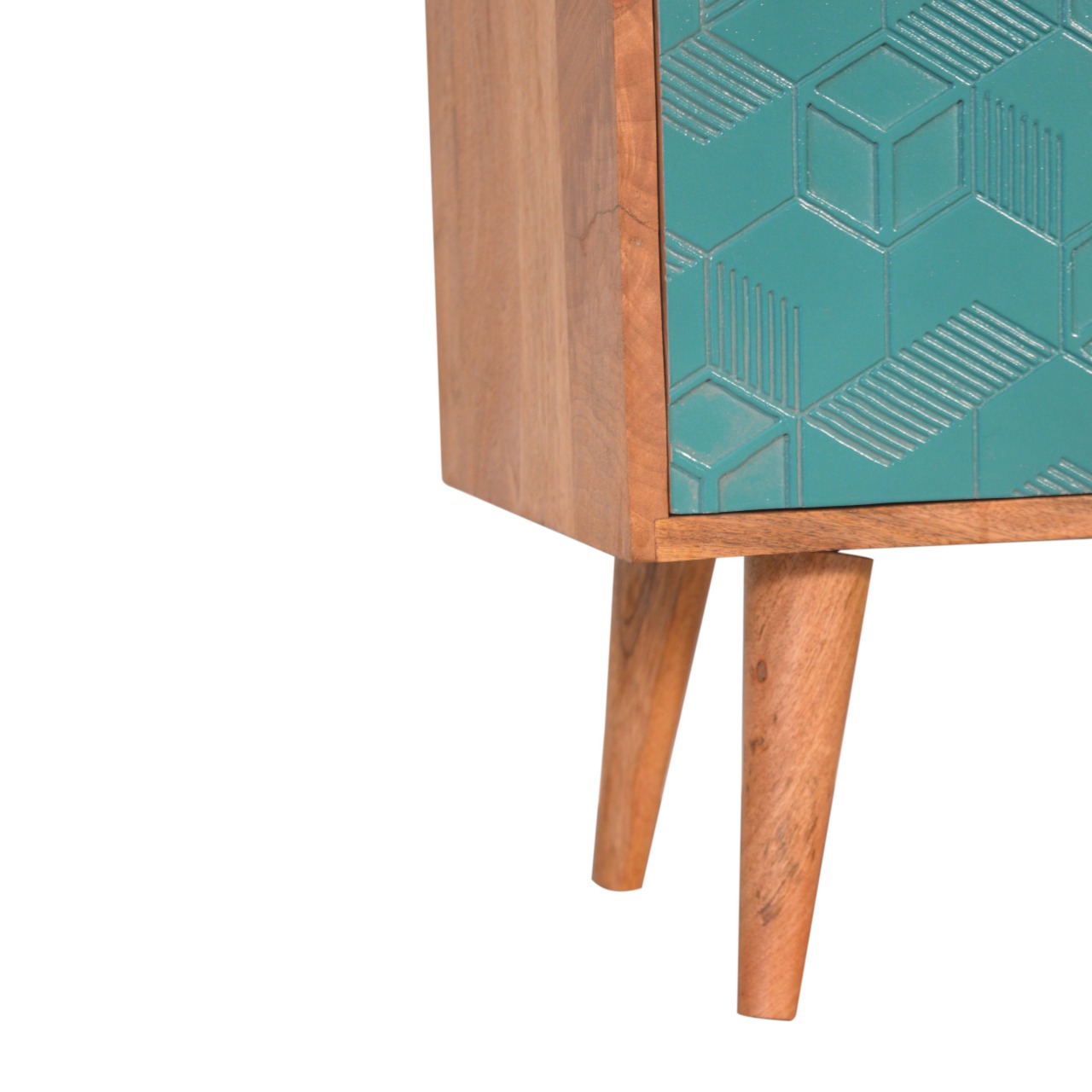 Acadia Teal Cabinet with Drawers - Image 8