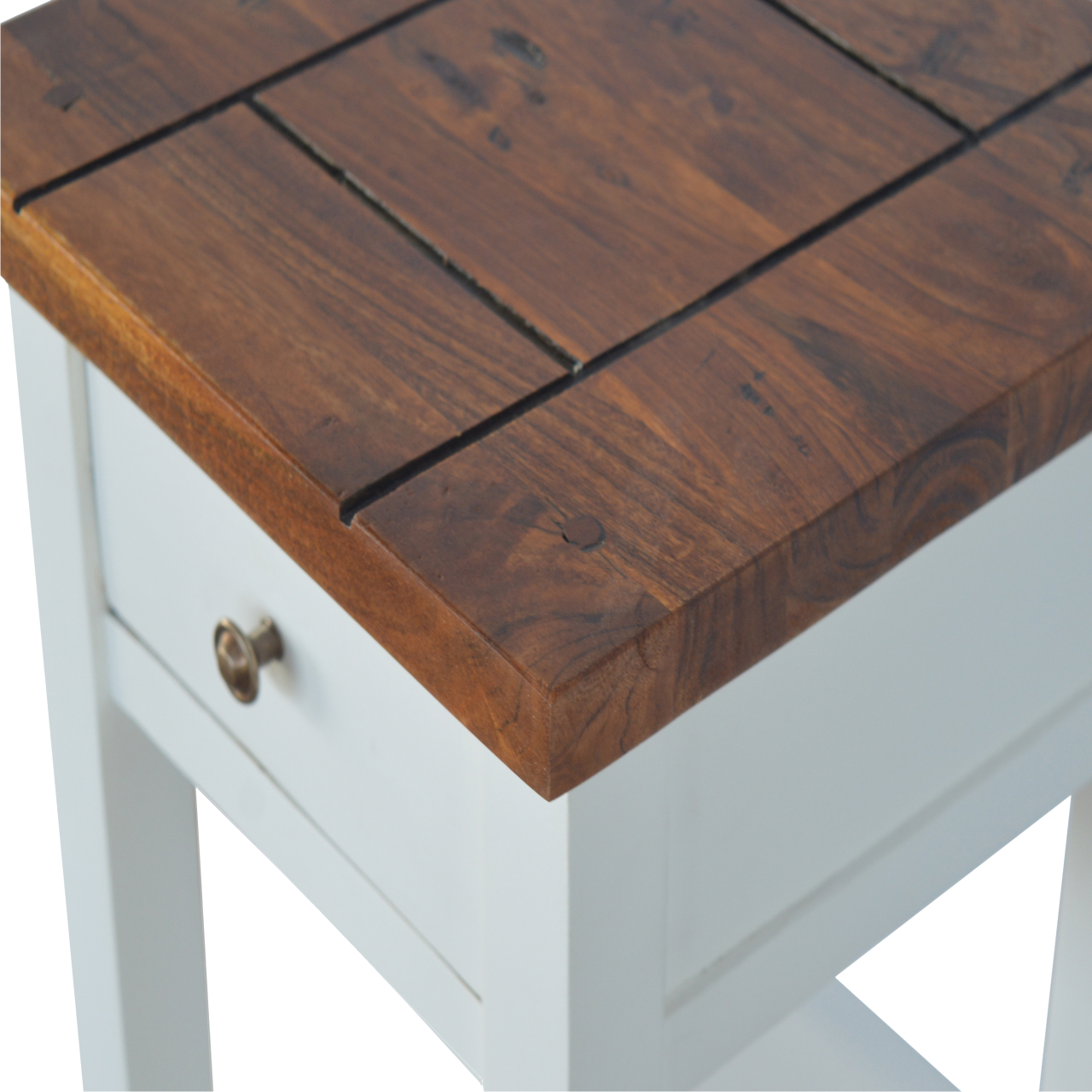 Country Two Tone Telephone Table - Image 5