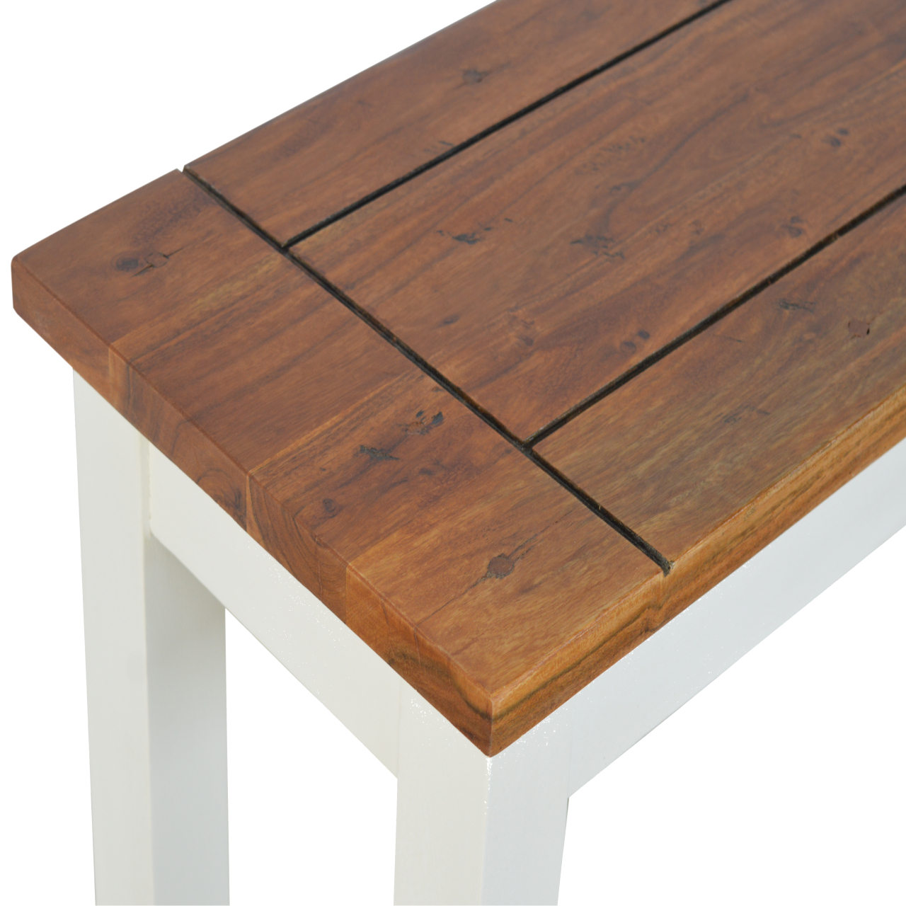 Country 2 Tone Hallway Bench - Image 5