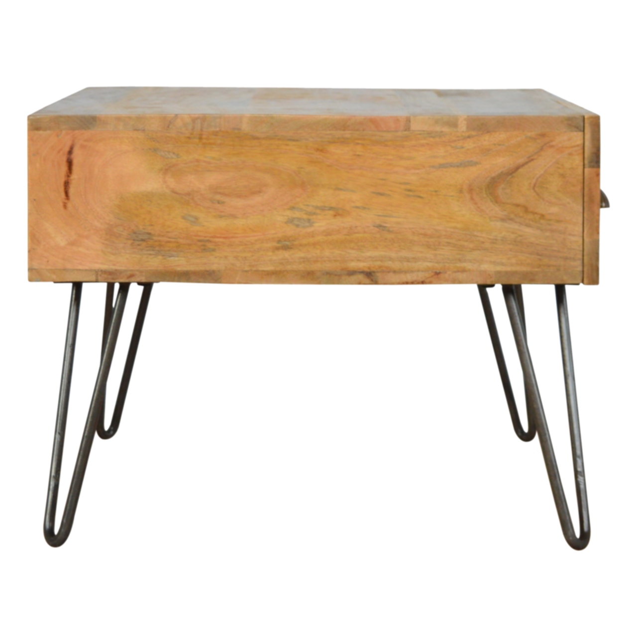 Iron Base Coffee Table with 2 Drawers - Image 8