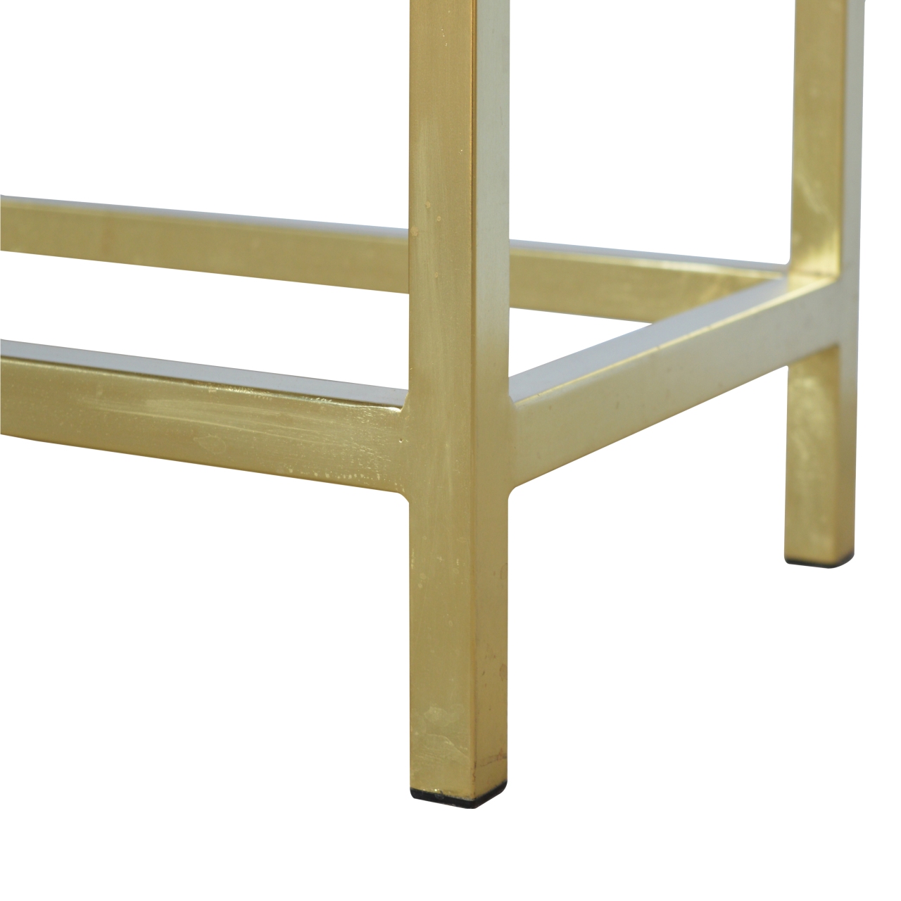 Industrial 2 Drawer Console Table with Iron Base - Image 7