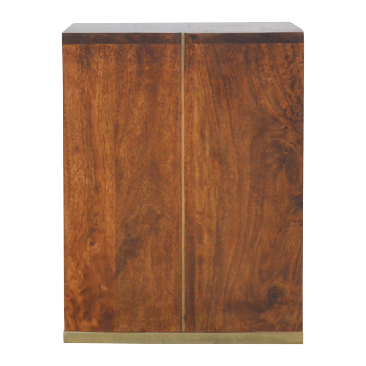 Chestnut End Table with Gold Inlay - Image 5