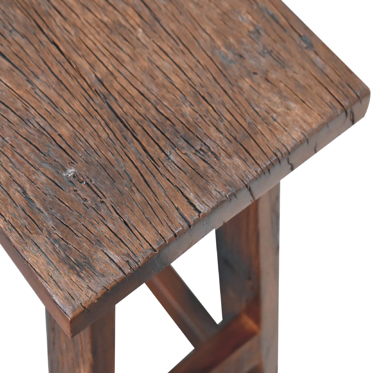 Reclaimed High Stool - Image 5