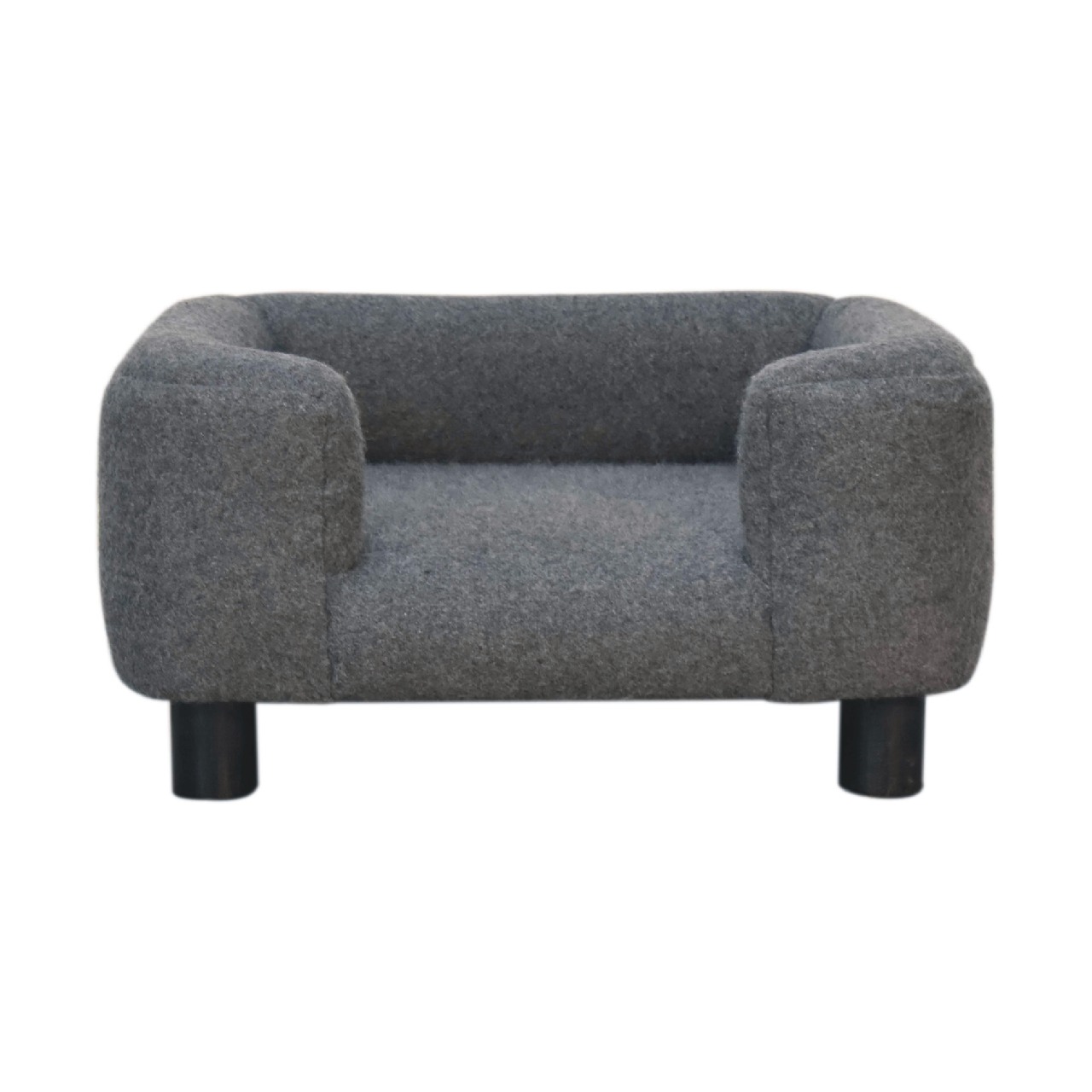 Mini Battleship Tweed Pet Sofa Bed - Image 2