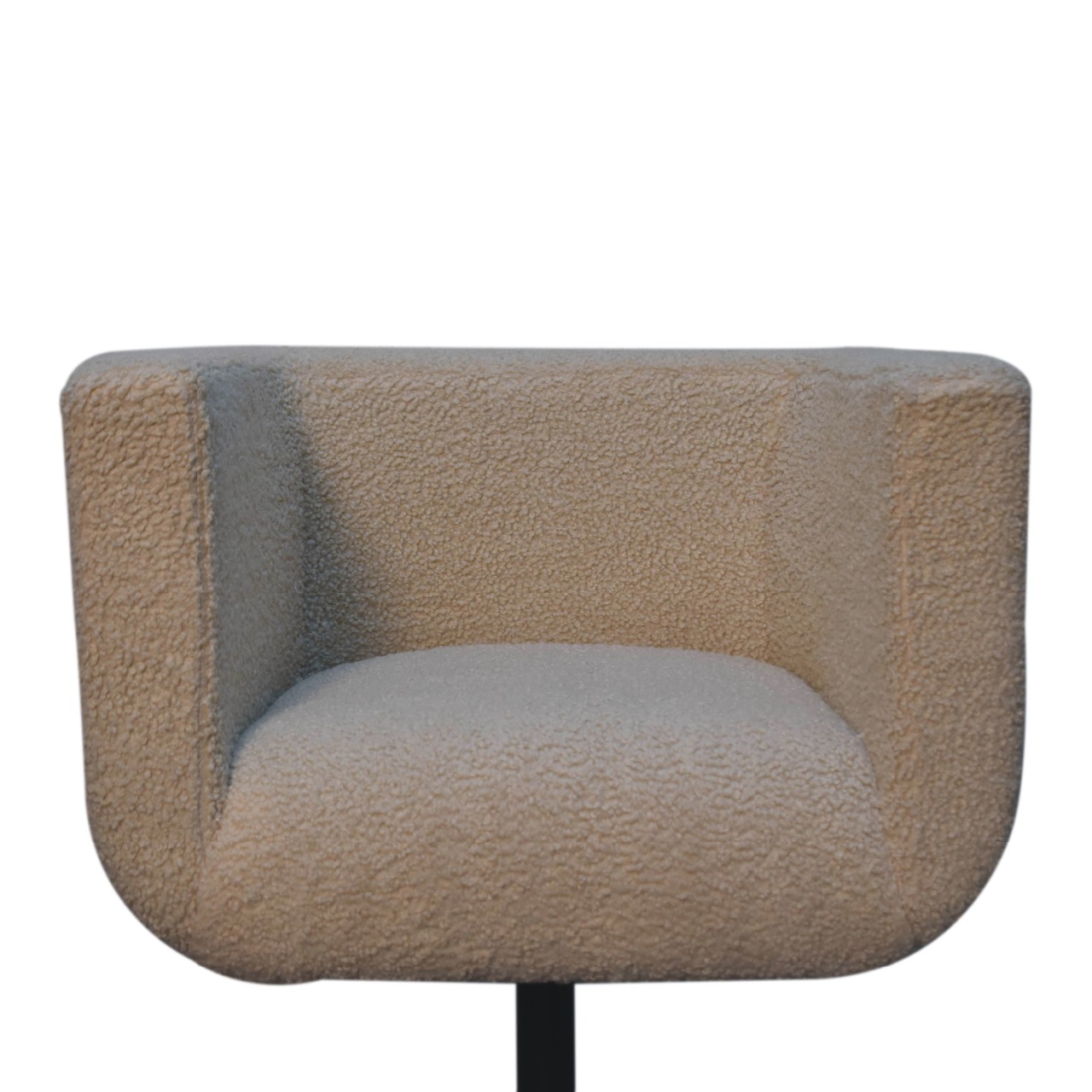 Cream Boucle Swivel Chair - Image 6
