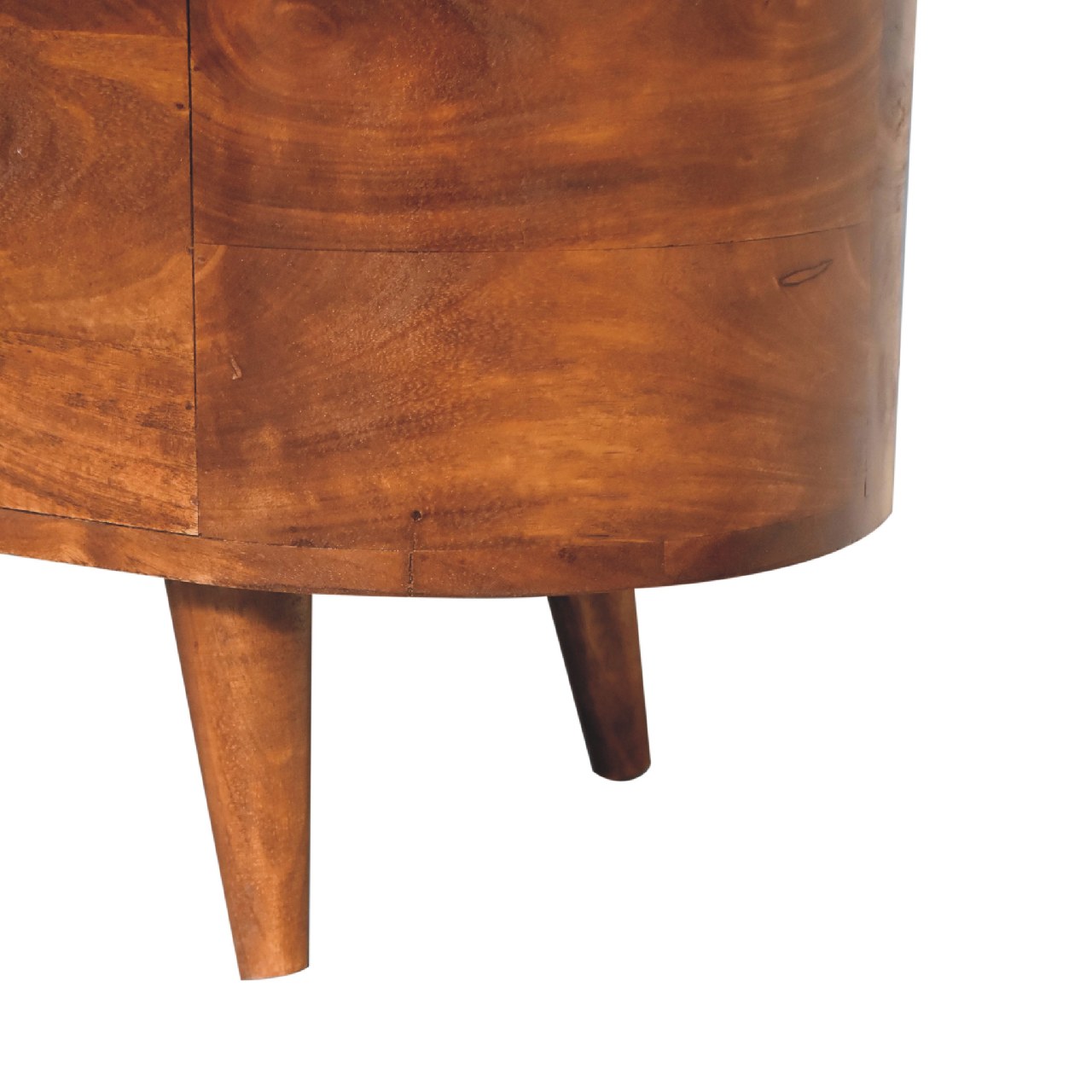 Chestnut Rounded Lid up Blanket Box - Image 9