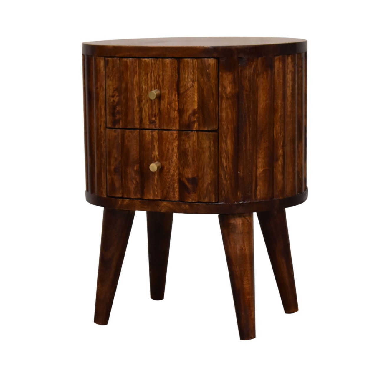 Stripe Chestnut Bedside - Image 3
