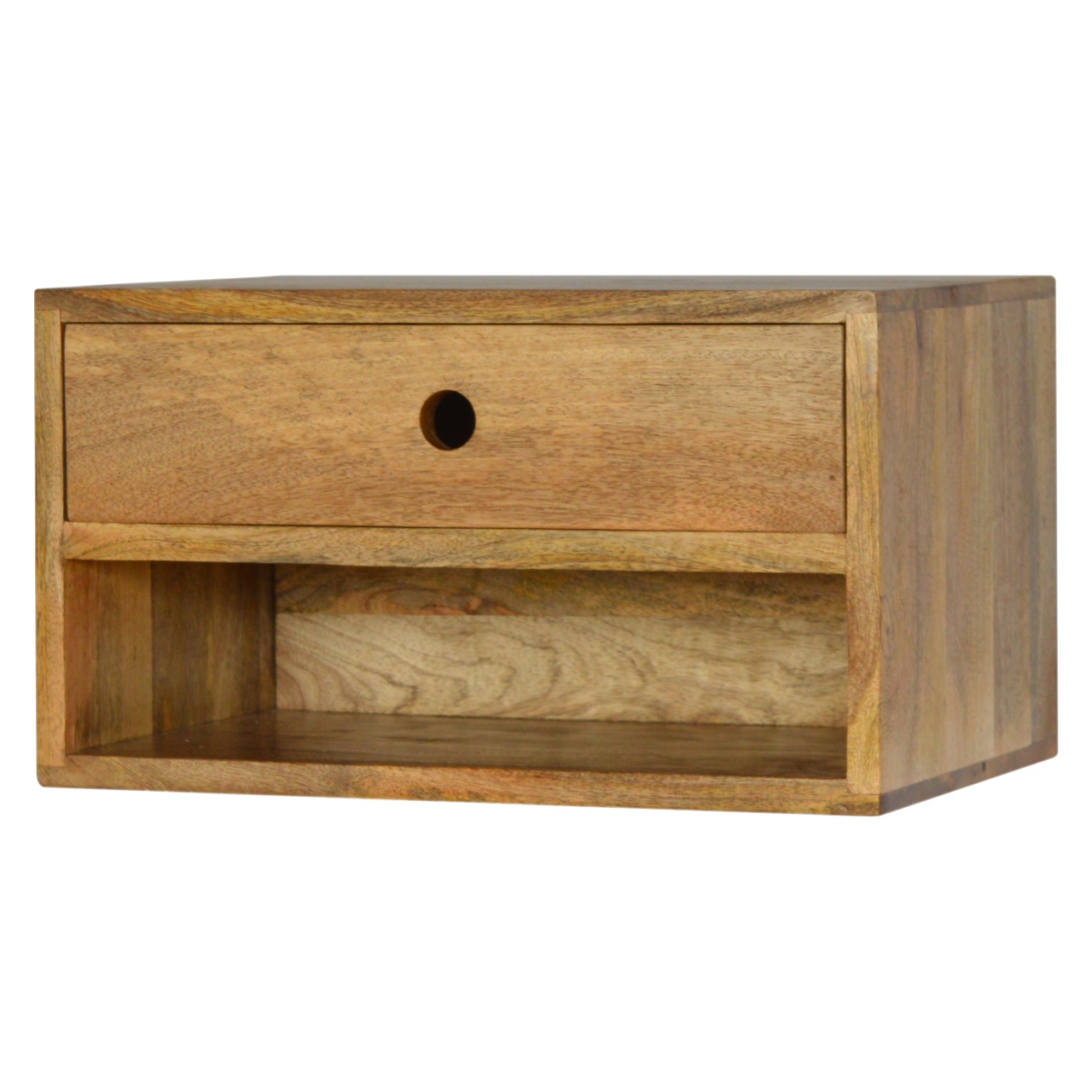 Solid Wood Wall Mounted Bedside - Image 2