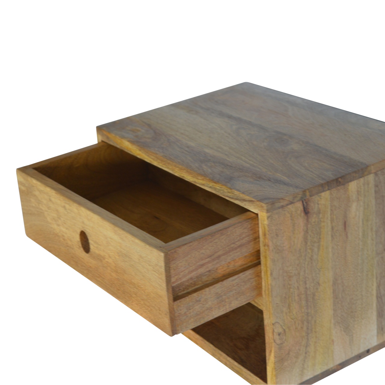 Solid Wood Wall Mounted Bedside - Image 4