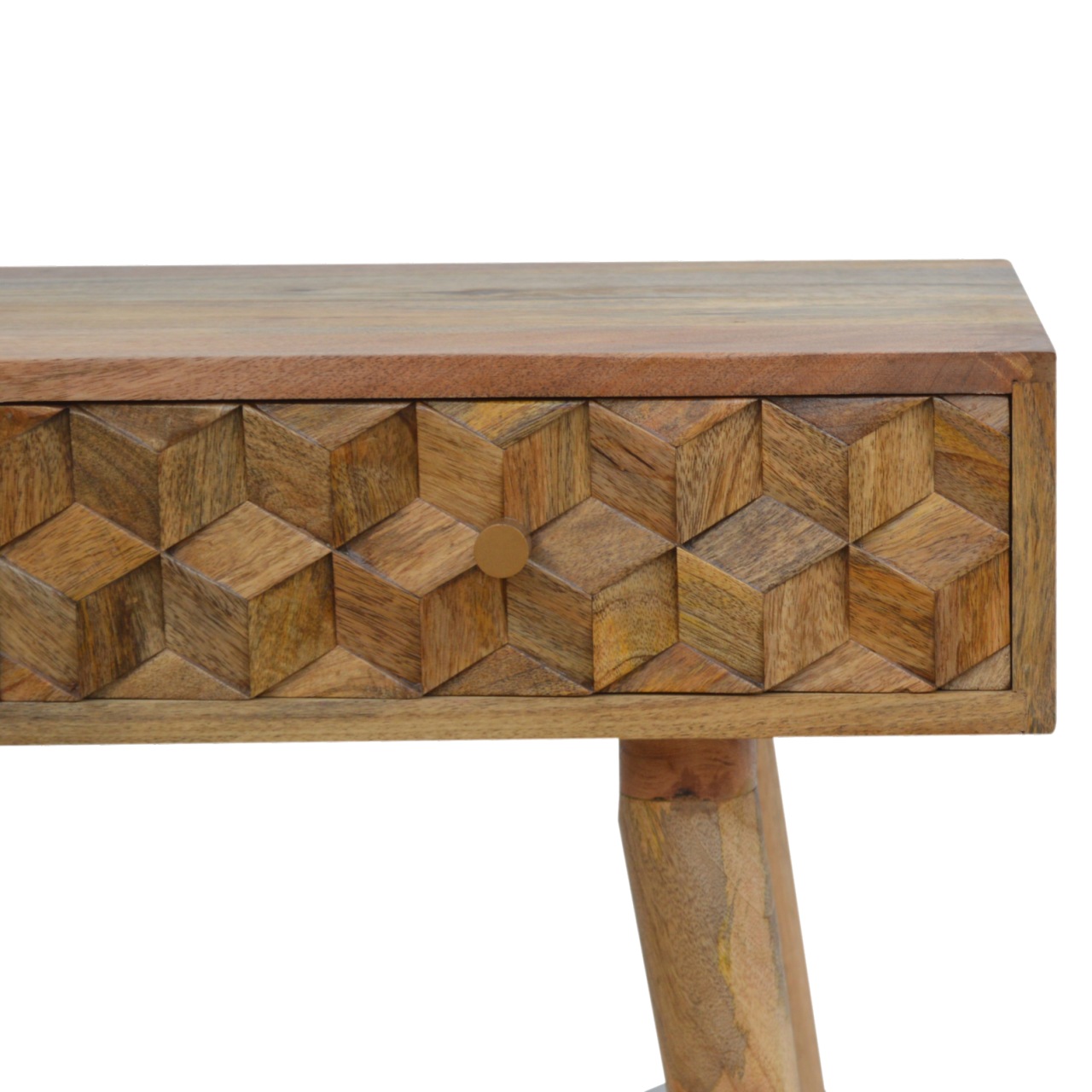 Cube Carved Console Table - Image 3