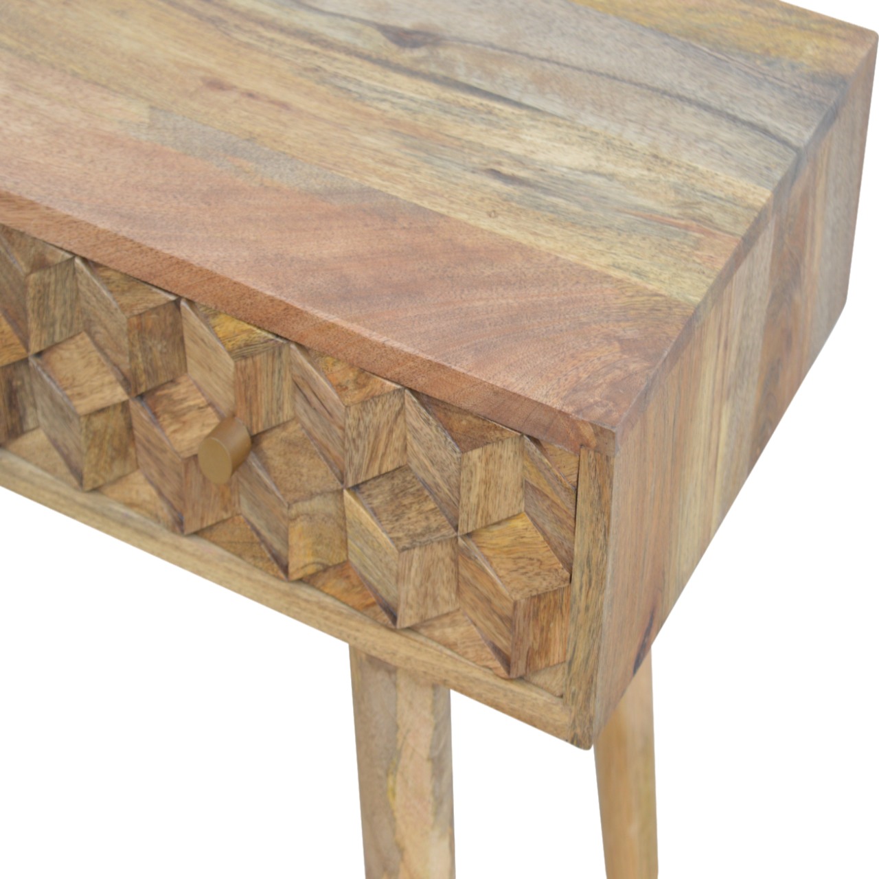 Cube Carved Console Table - Image 4