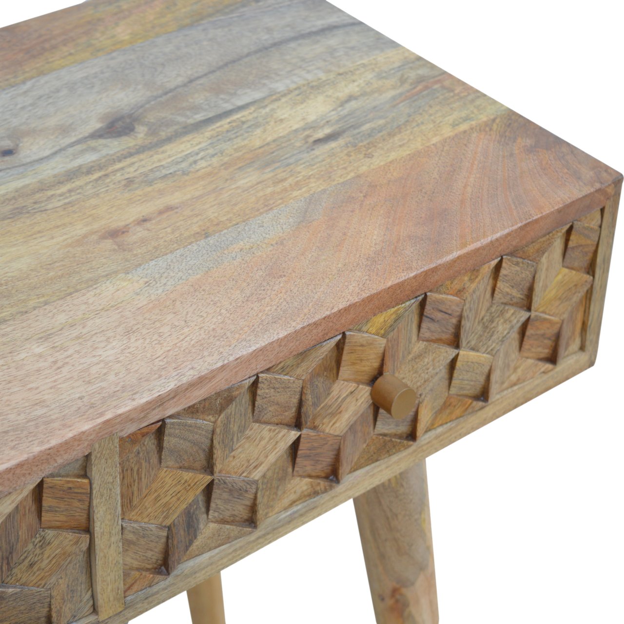 Cube Carved Console Table - Image 5