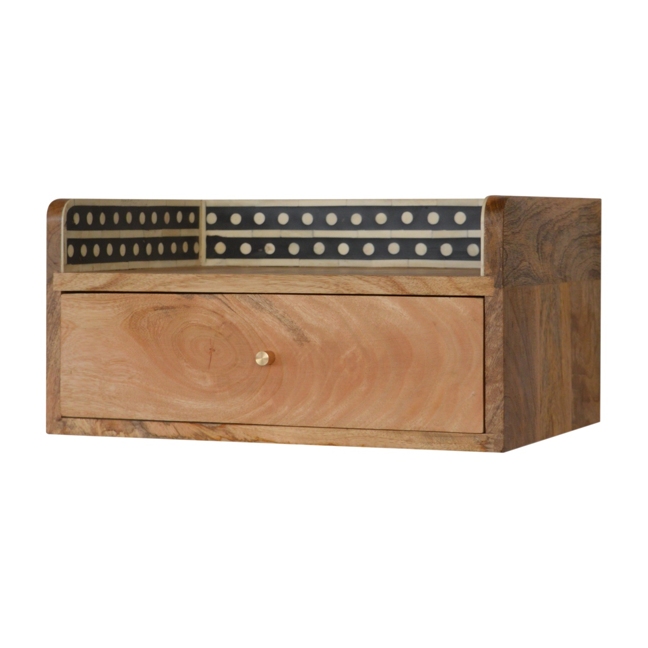 Bone Inlay Gallery Floating Bedside - Image 3