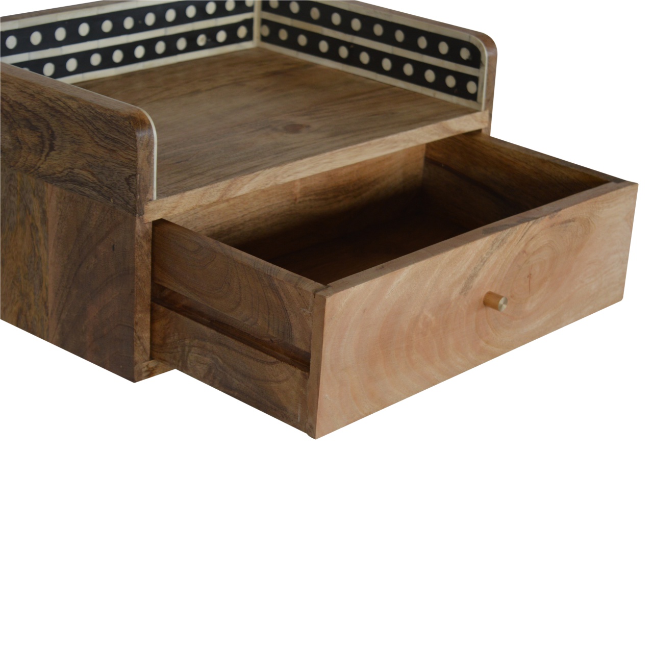 Bone Inlay Gallery Floating Bedside - Image 4