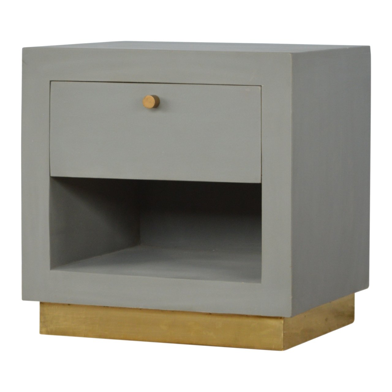Cement Bedside with Open Slot - Image 3