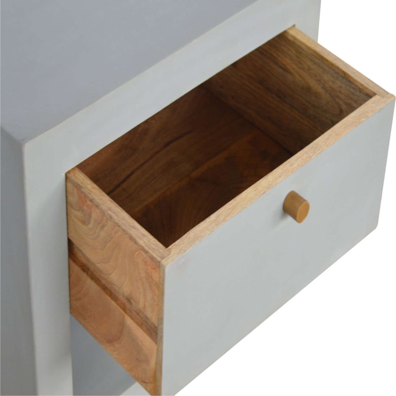 Cement Bedside with Open Slot - Image 5