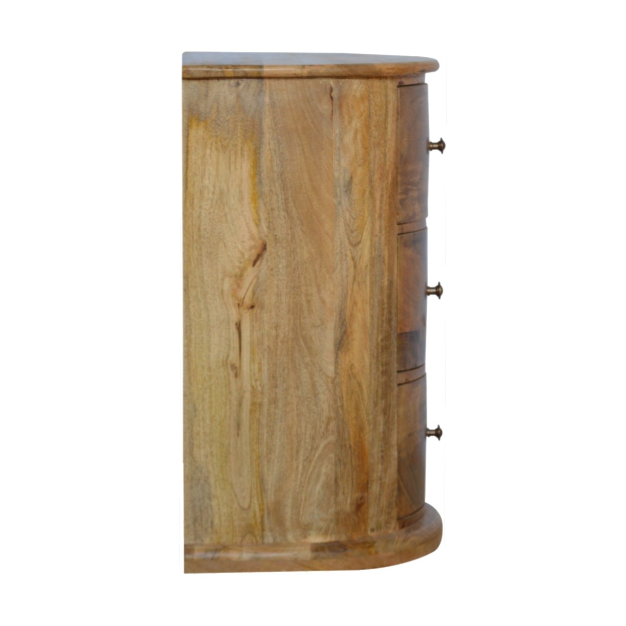 3 Drawer Serpentine Drum Chest - Image 8