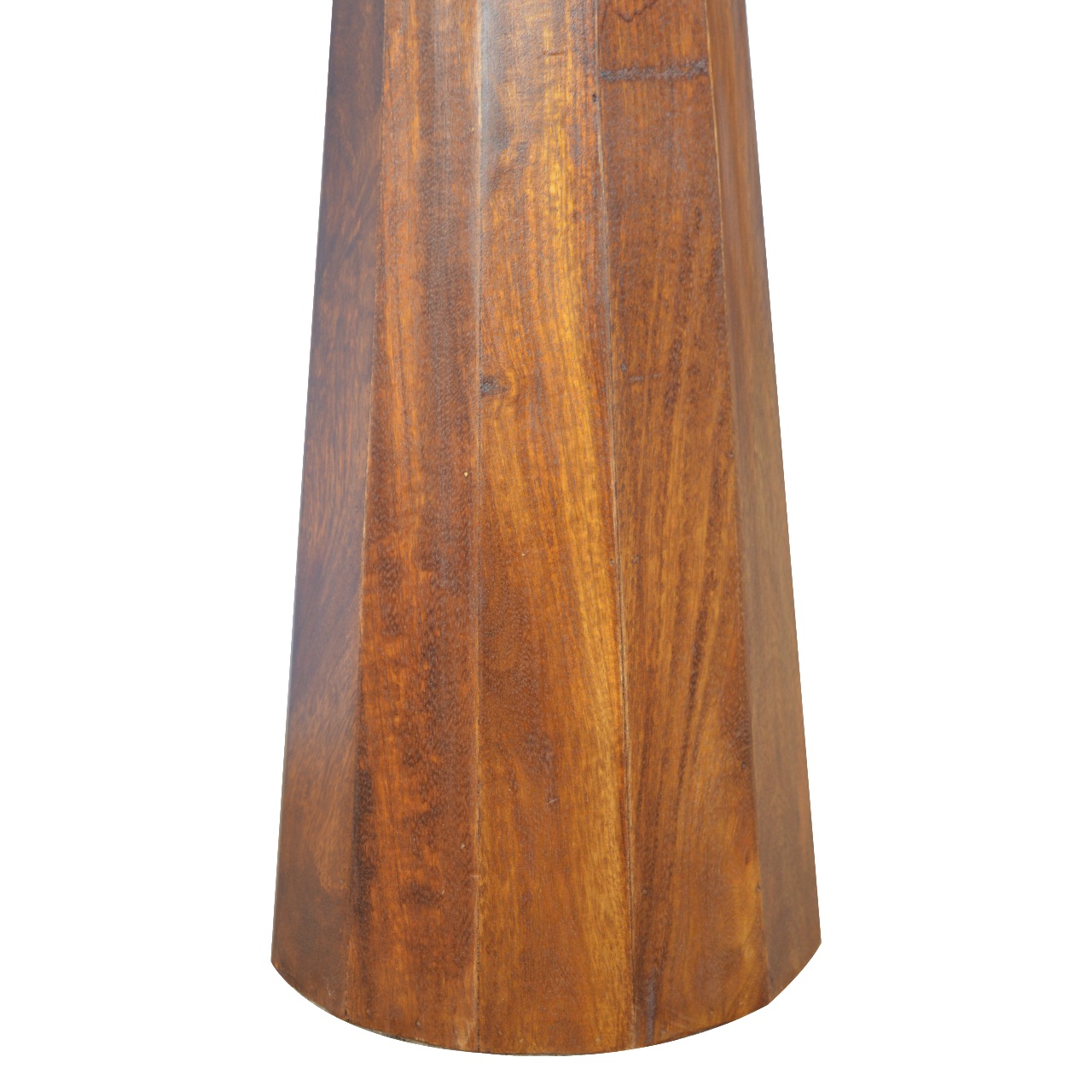 Geometric Brass Inlay End Table - Image 5