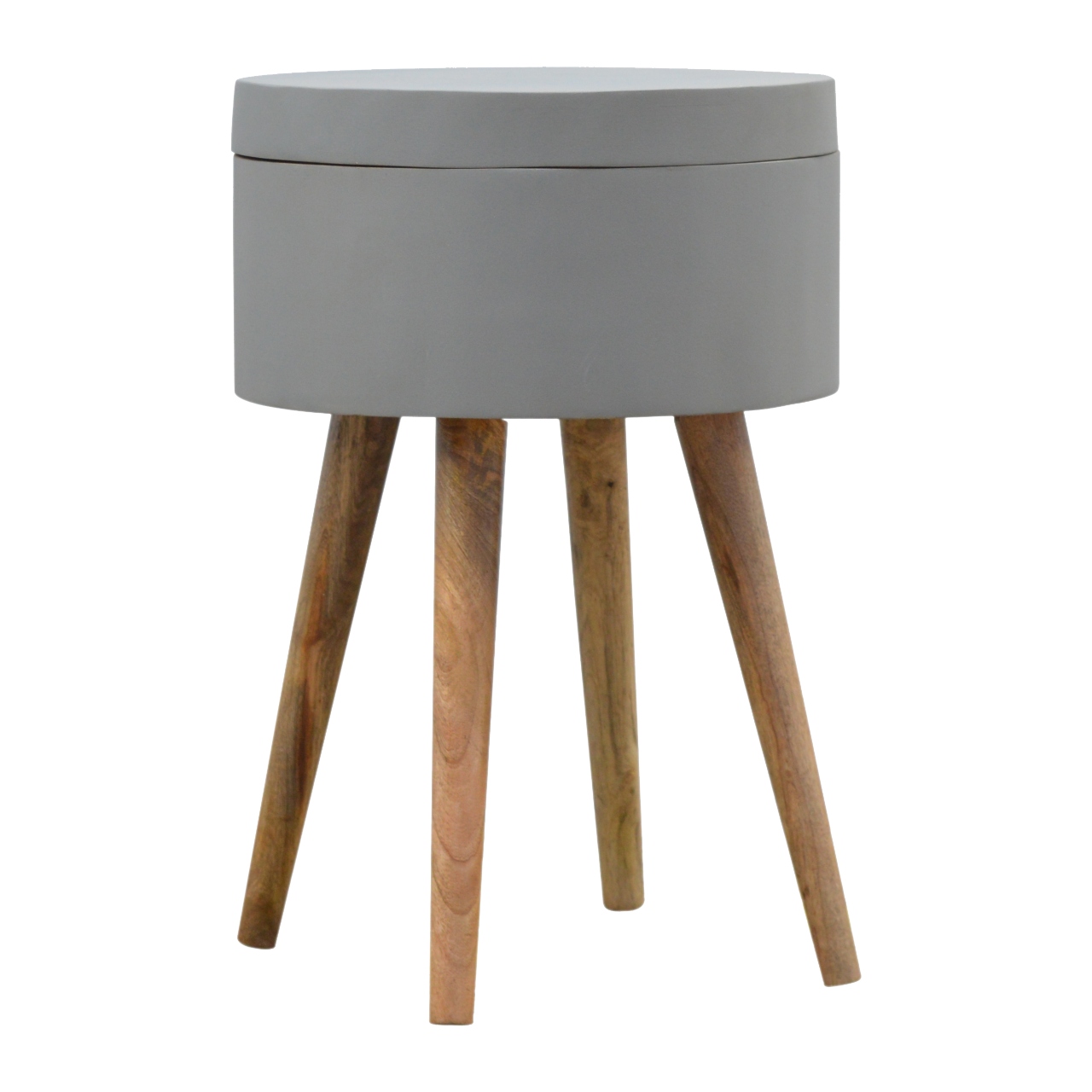 Grey Painted End Table - Image 2