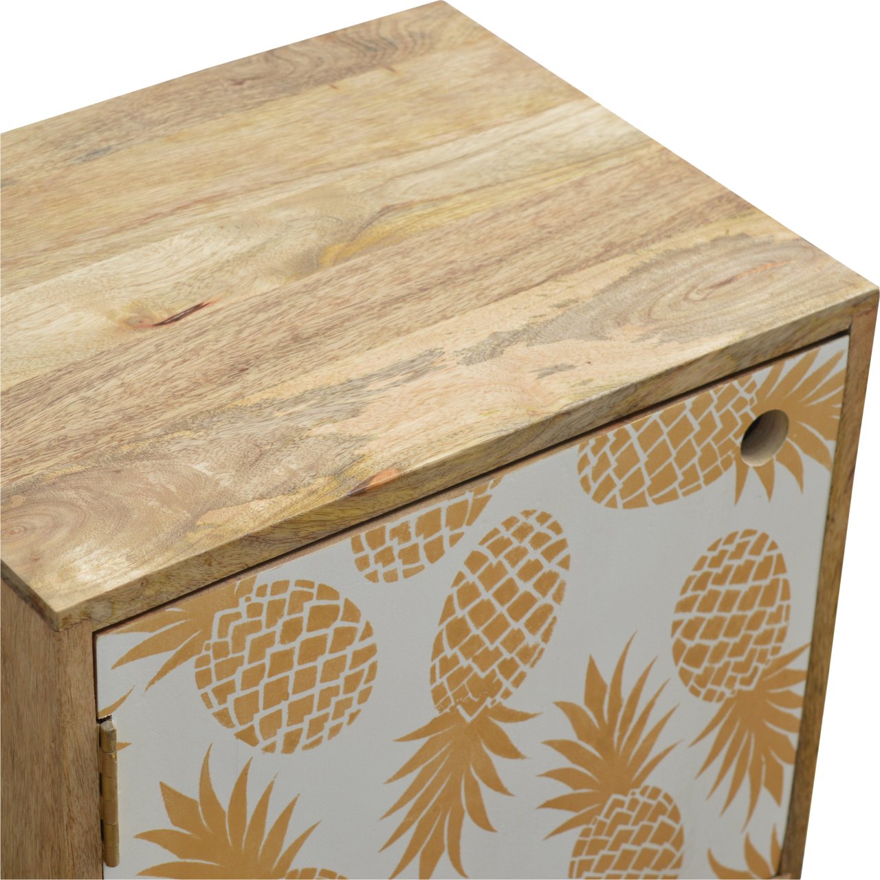 Pineapple Screen Print Bedside - Image 4