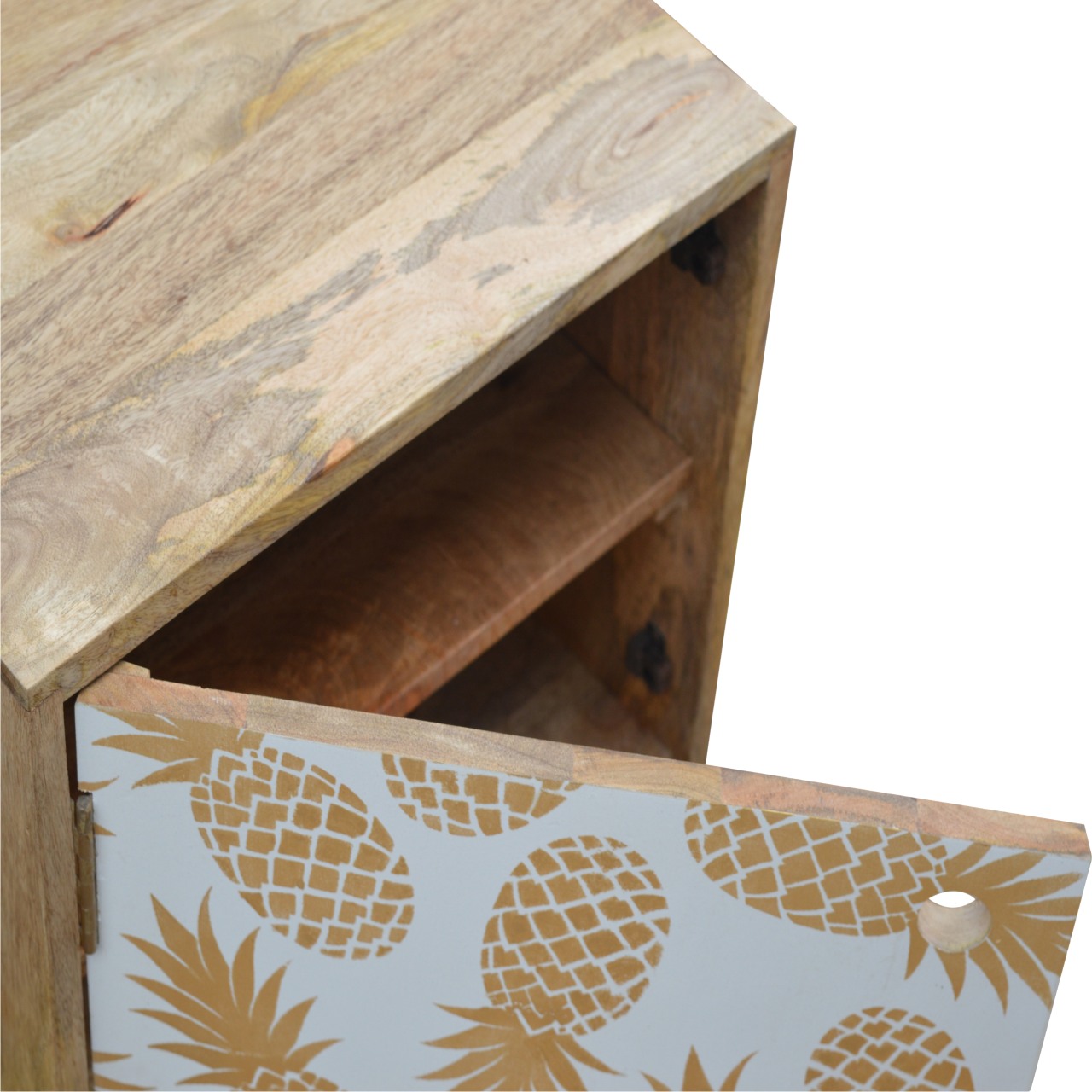 Pineapple Screen Print Bedside - Image 5